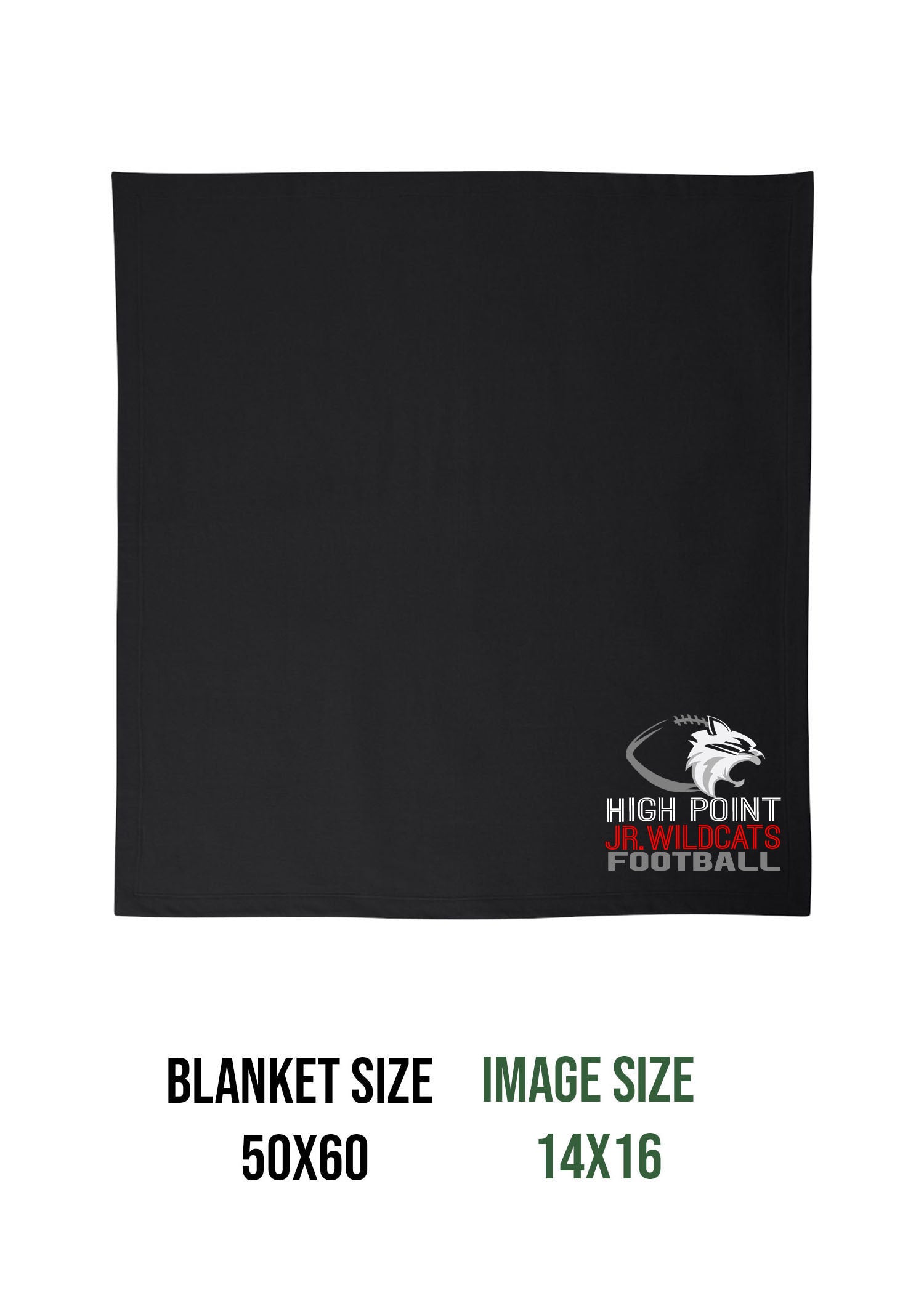 High Point Football Design 1 Blanket