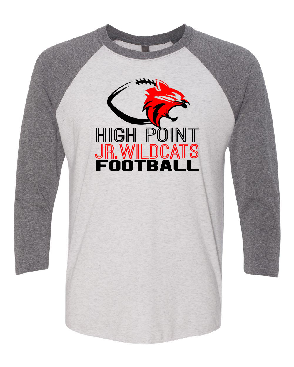 High Point Football design 1 raglan shirt