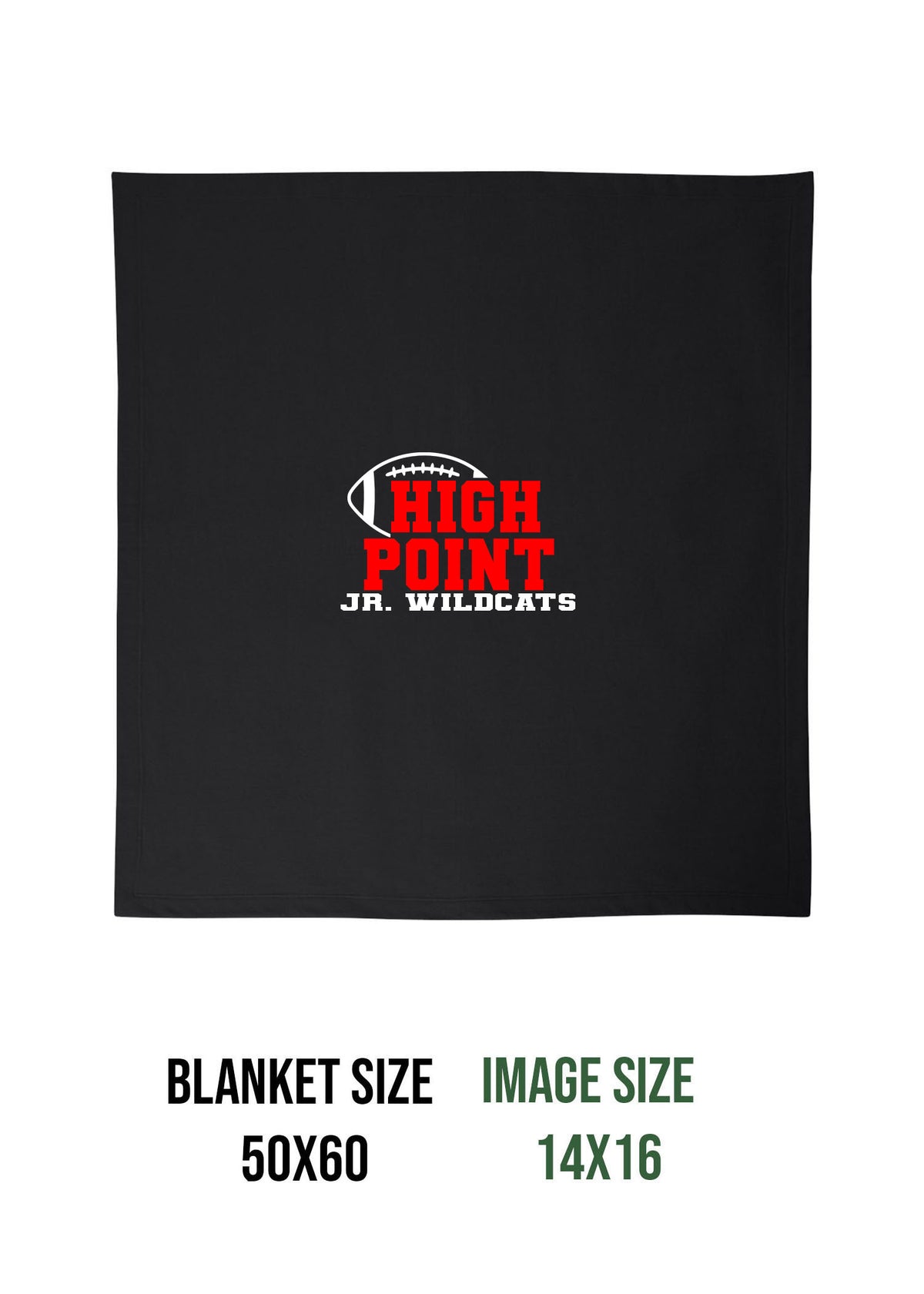 High Point Football Design 2 Blanket