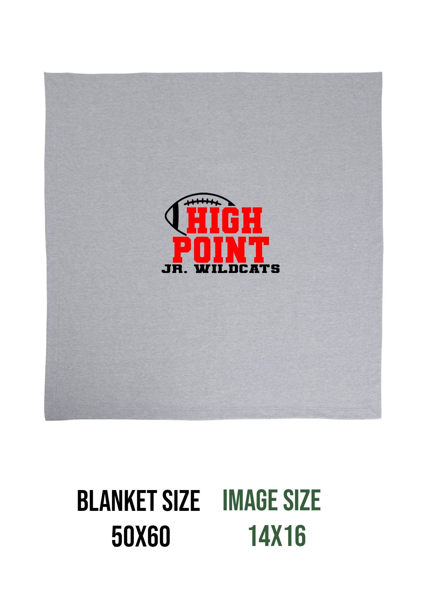 High Point Football Design 2 Blanket