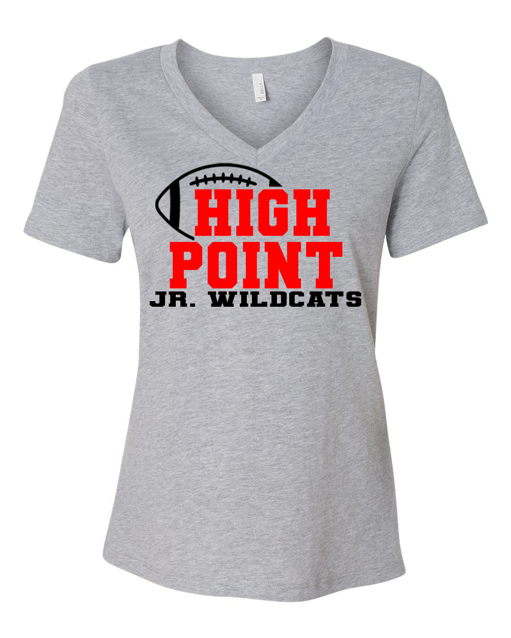 High Point Football Design 2 V-neck T-Shirt