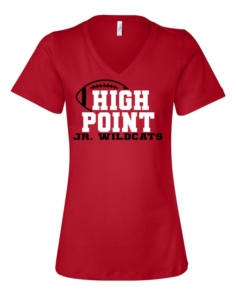 High Point Football Design 2 V-neck T-Shirt