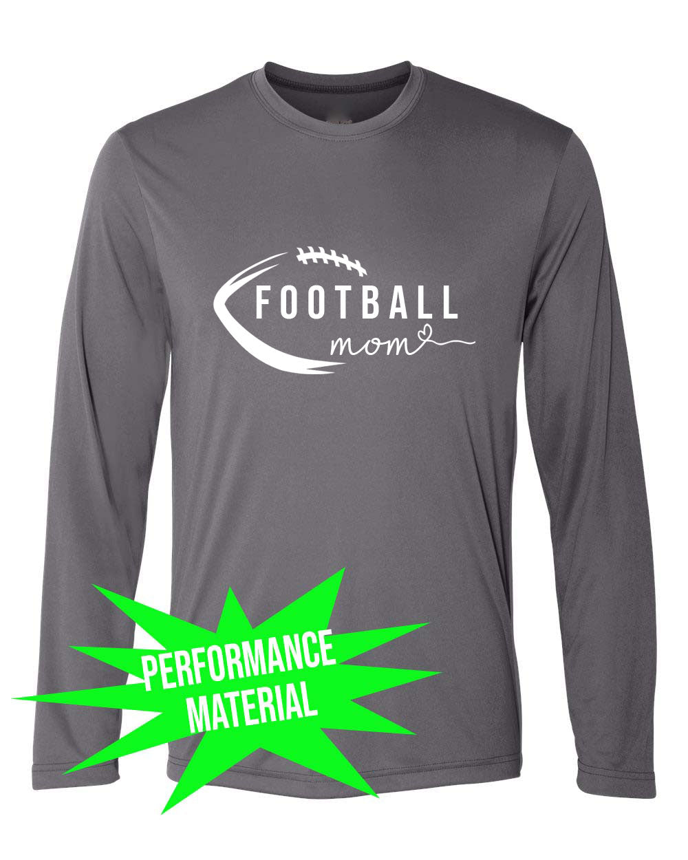 High Point Football Performance Material Design 5 Long Sleeve Shirt