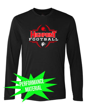 High Point Football Performance Material Design 6 Long Sleeve Shirt