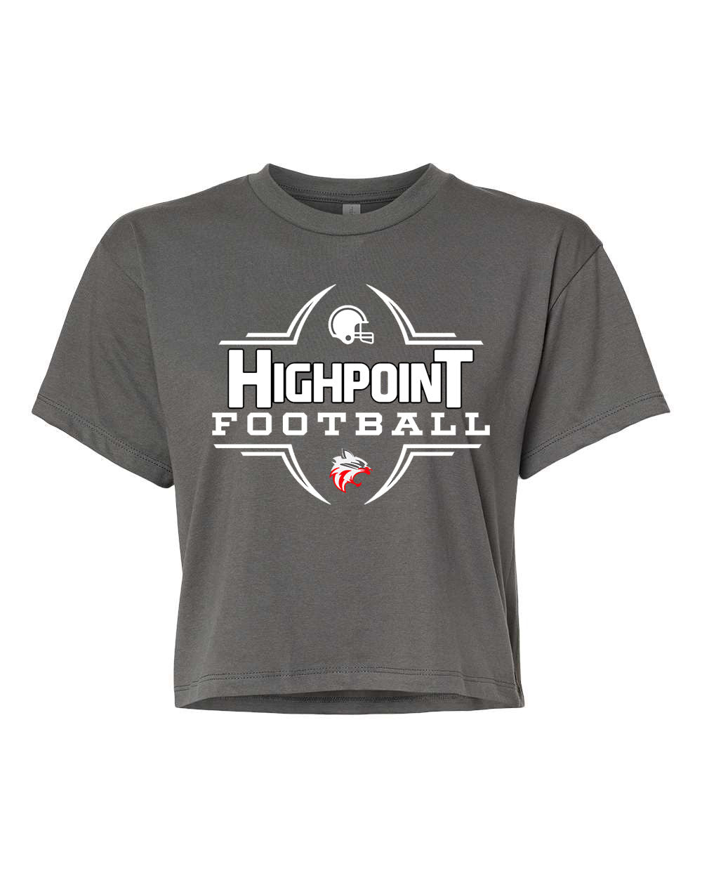 High point Football design 6 Crop Top
