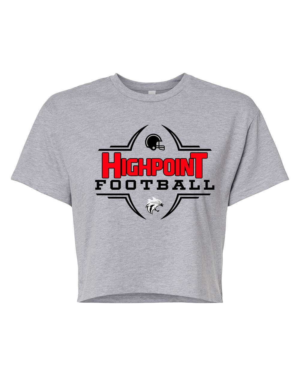 High point Football design 6 Crop Top