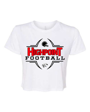 High point Football design 6 Crop Top