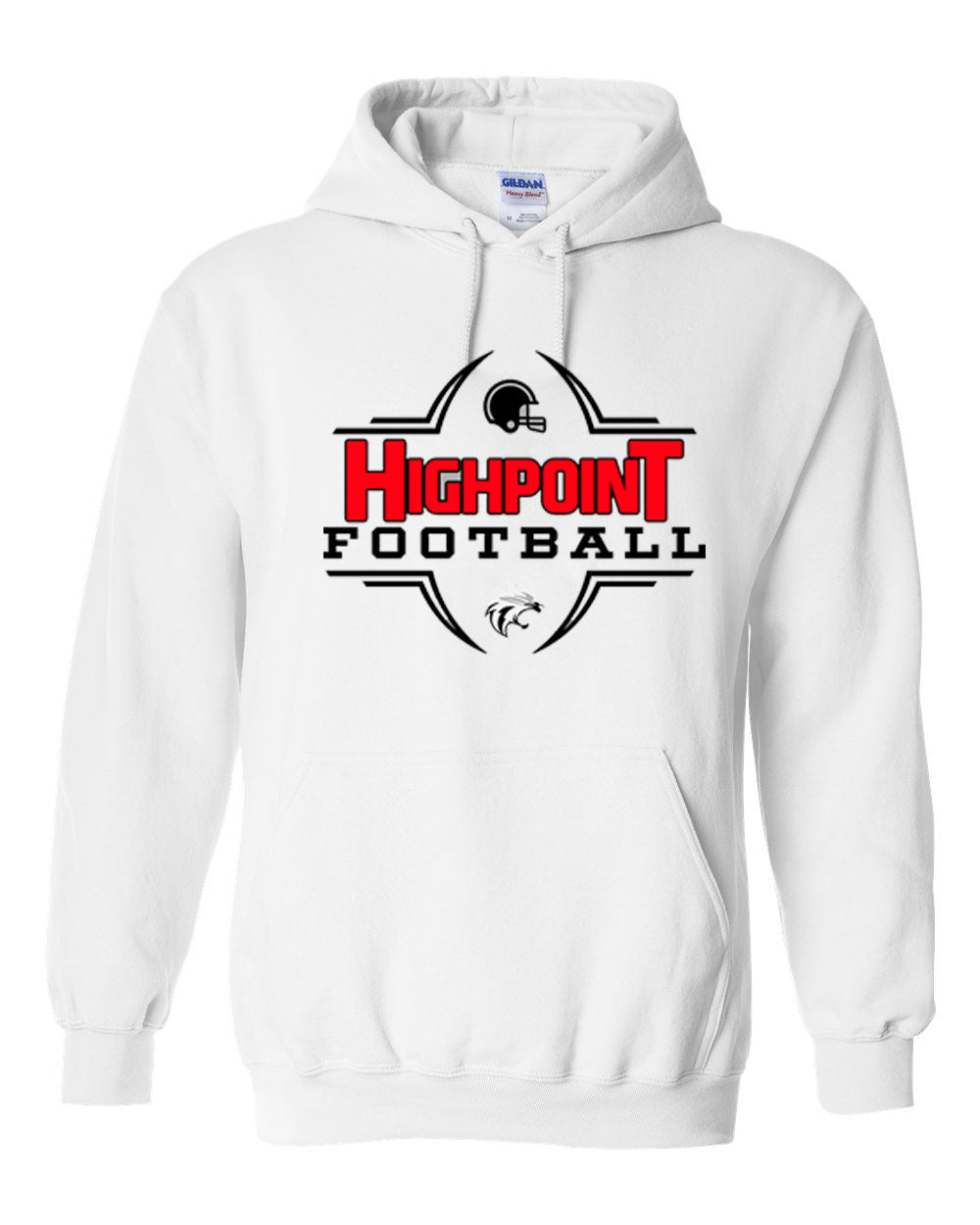 High Point Football Design 6 Hooded Sweatshirt
