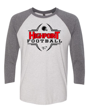 High Point Football design 6 raglan shirt