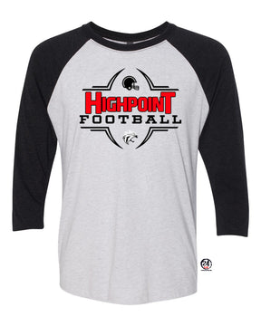 High Point Football design 6 raglan shirt
