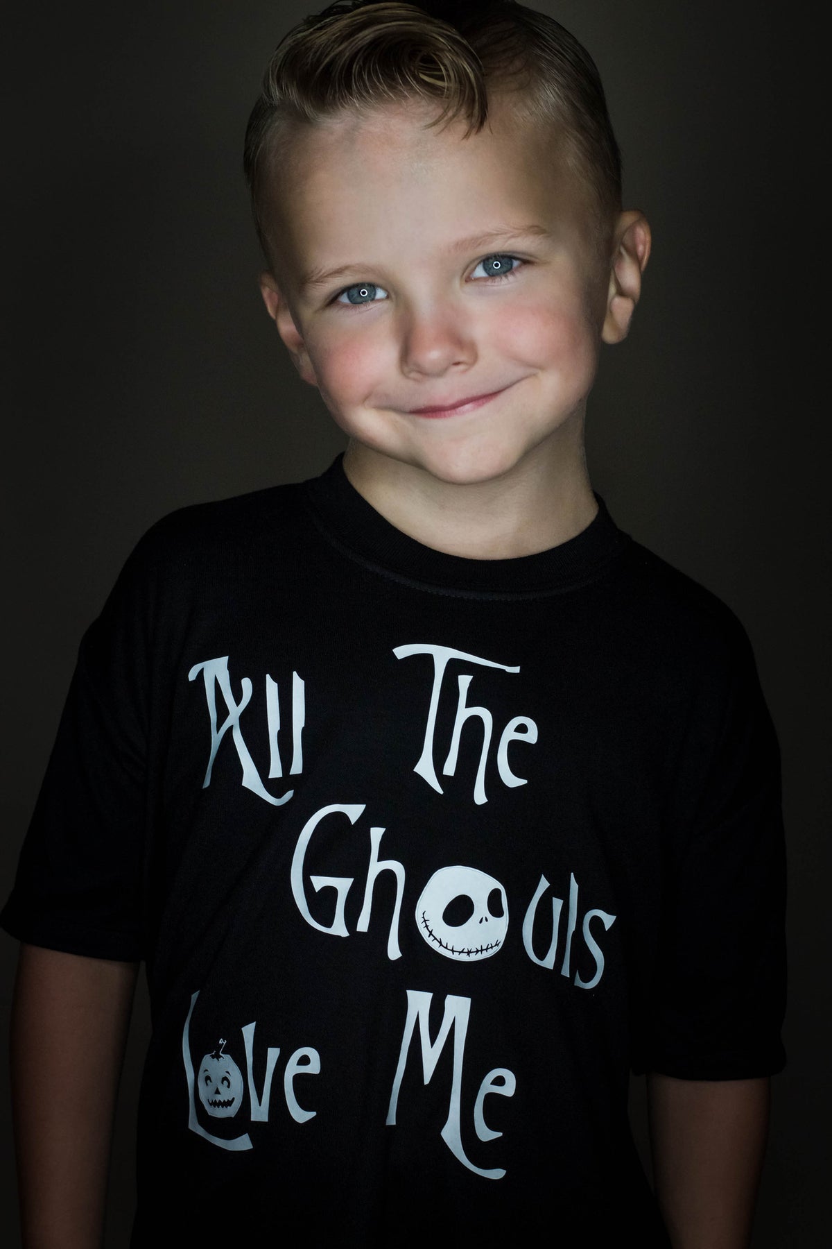 Halloween T-Shirt, All the Ghouls Love Me, GLOW IN THE DARK