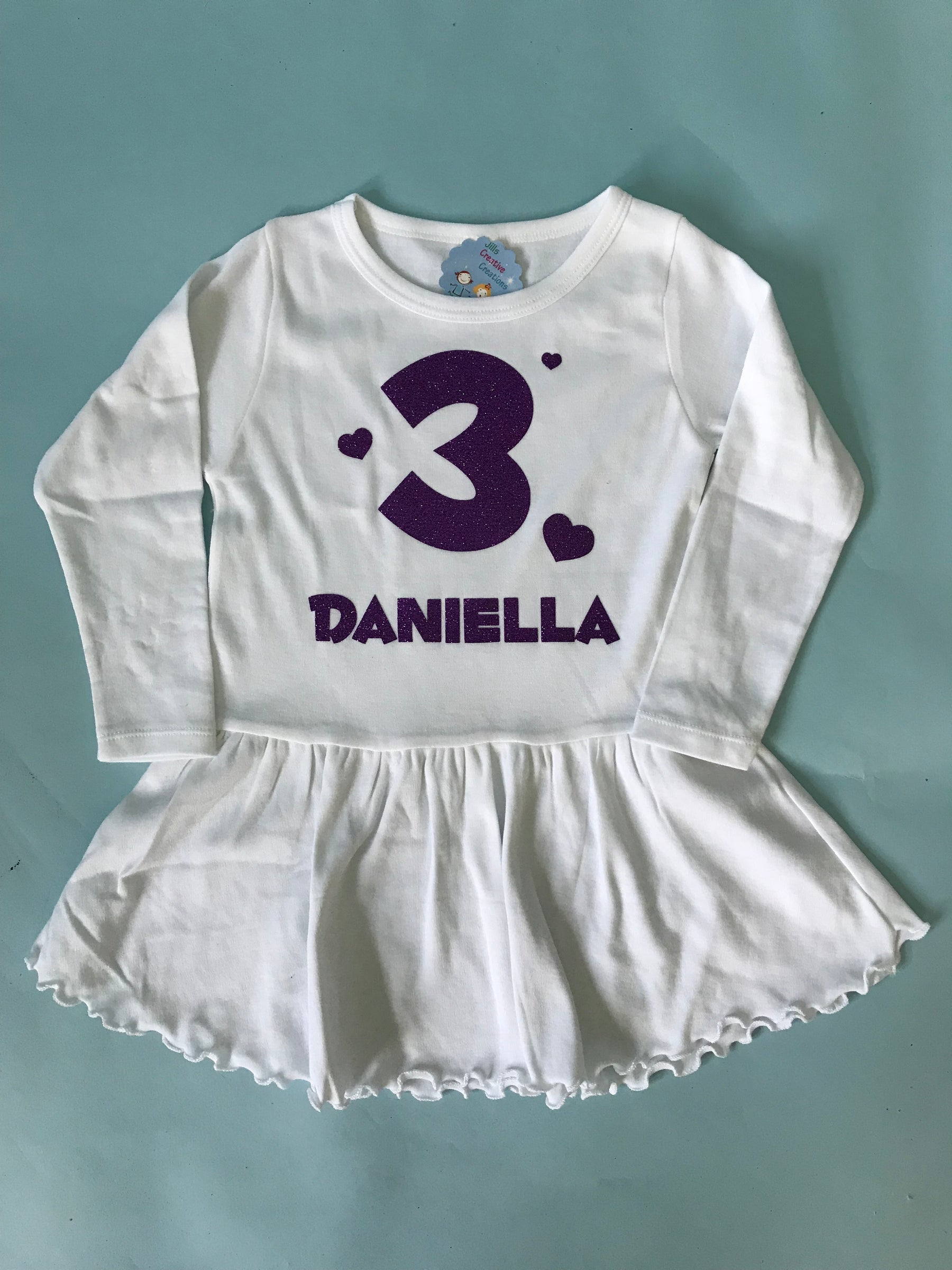 Birthday age and name dress