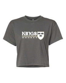 Kings Hockey Design 3 crop top