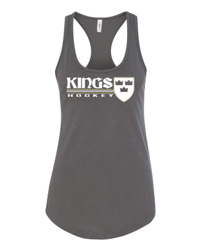 Kings Hockey Design 3 Racerback Tank Top