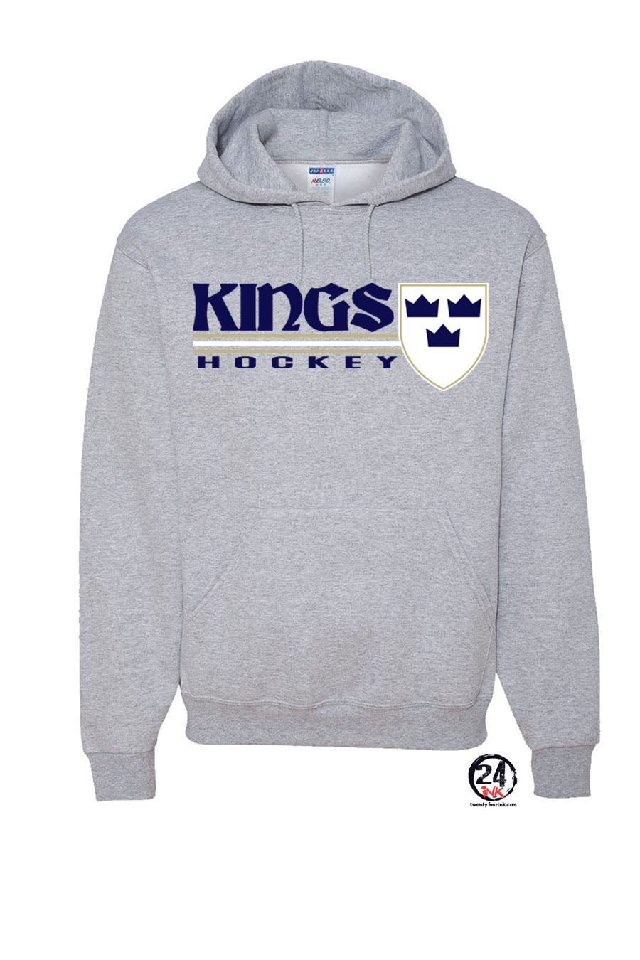 Kings Hockey Design 3 Hooded Sweatshirt