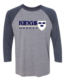 Kings Hockey Design 3 raglan shirt