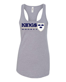 Kings Hockey Design 3 Racerback Tank Top