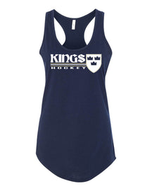 Kings Hockey Design 3 Racerback Tank Top