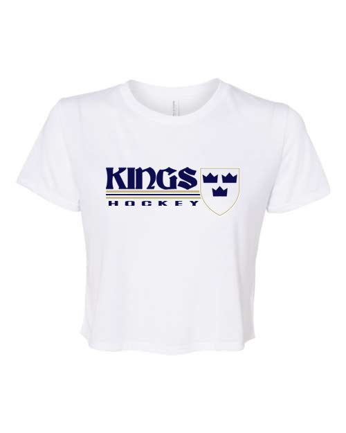 Kings Hockey Design 3 crop top