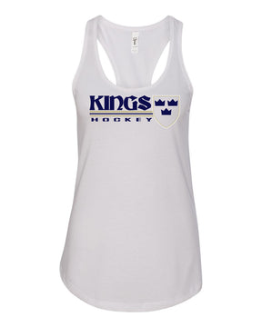 Kings Hockey Design 3 Racerback Tank Top