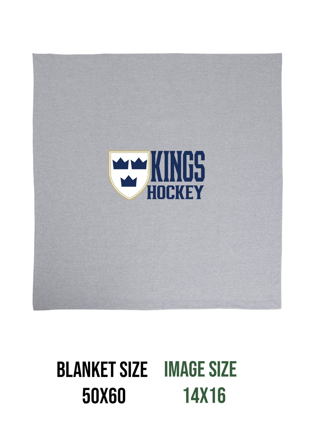Kings Hockey Design 4 Blanket