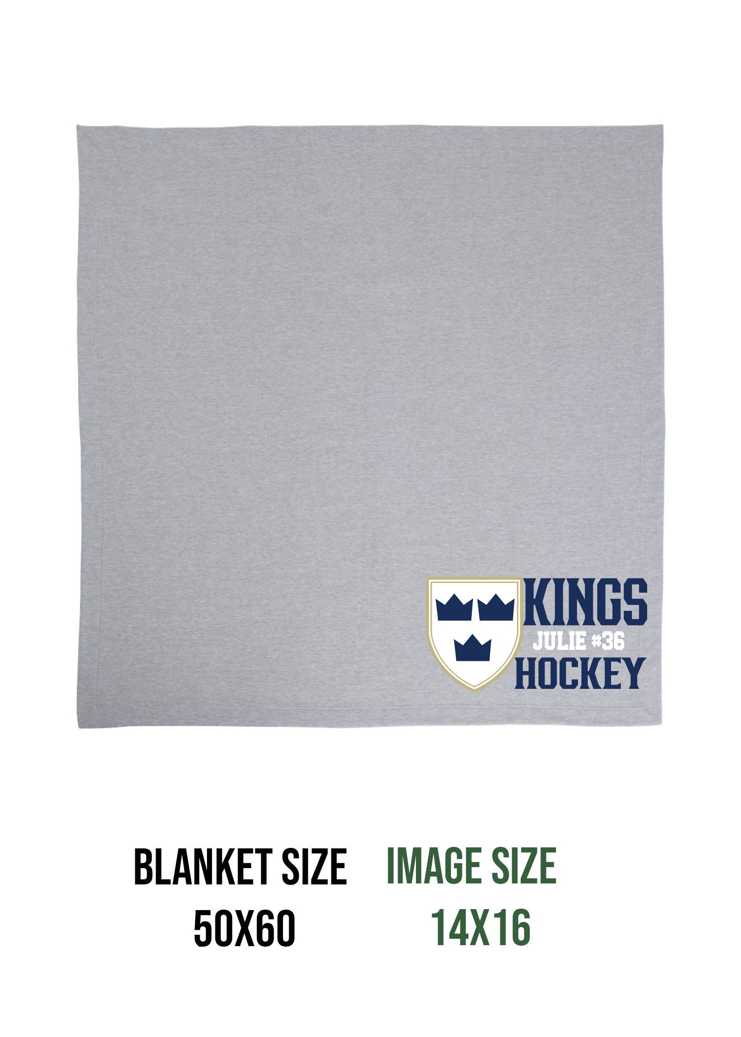 Kings Hockey Design 4 Blanket