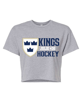 Kings Hockey Design 4 crop top