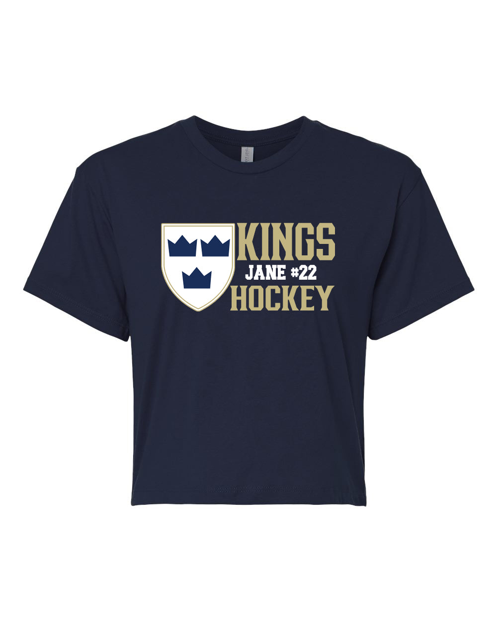 Kings Hockey Design 4 crop top
