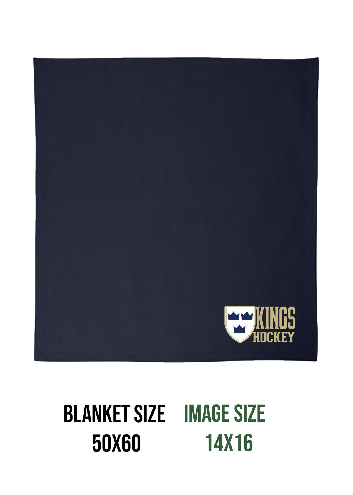 Kings Hockey Design 4 Blanket