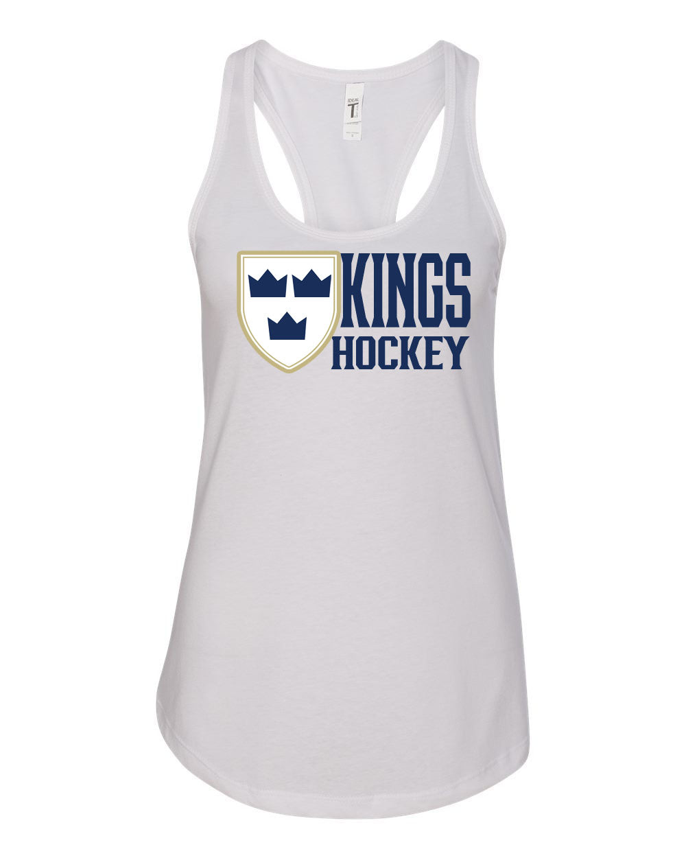 Kings Hockey Design 4 Racerback Tank Top