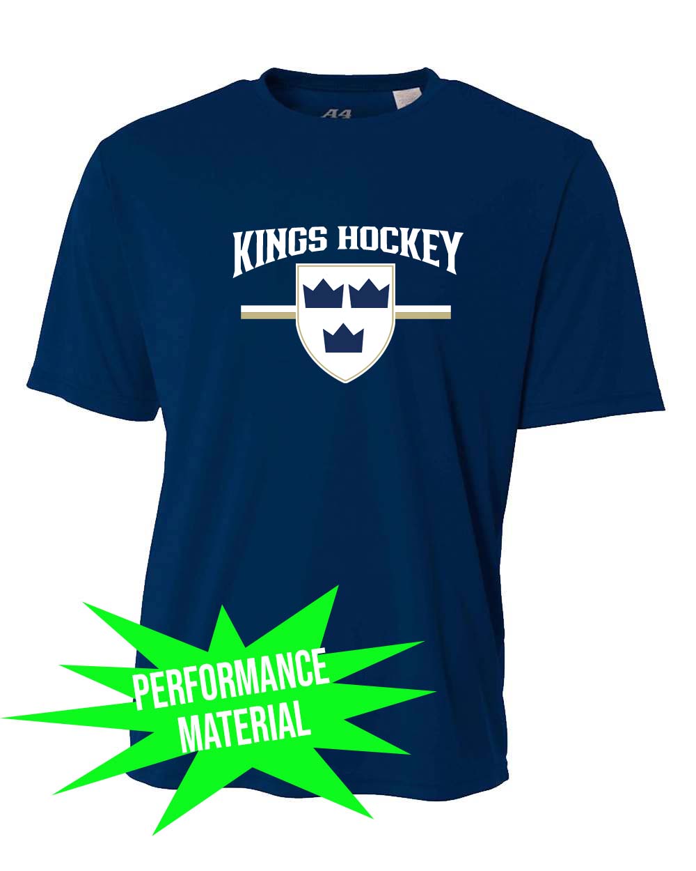 Kings Hockey Performance Material design 5 T-Shirt