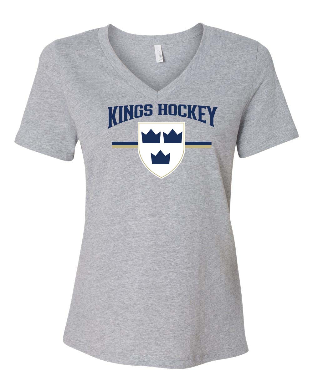 Kings Hockey Design 5 V-neck T-shirt