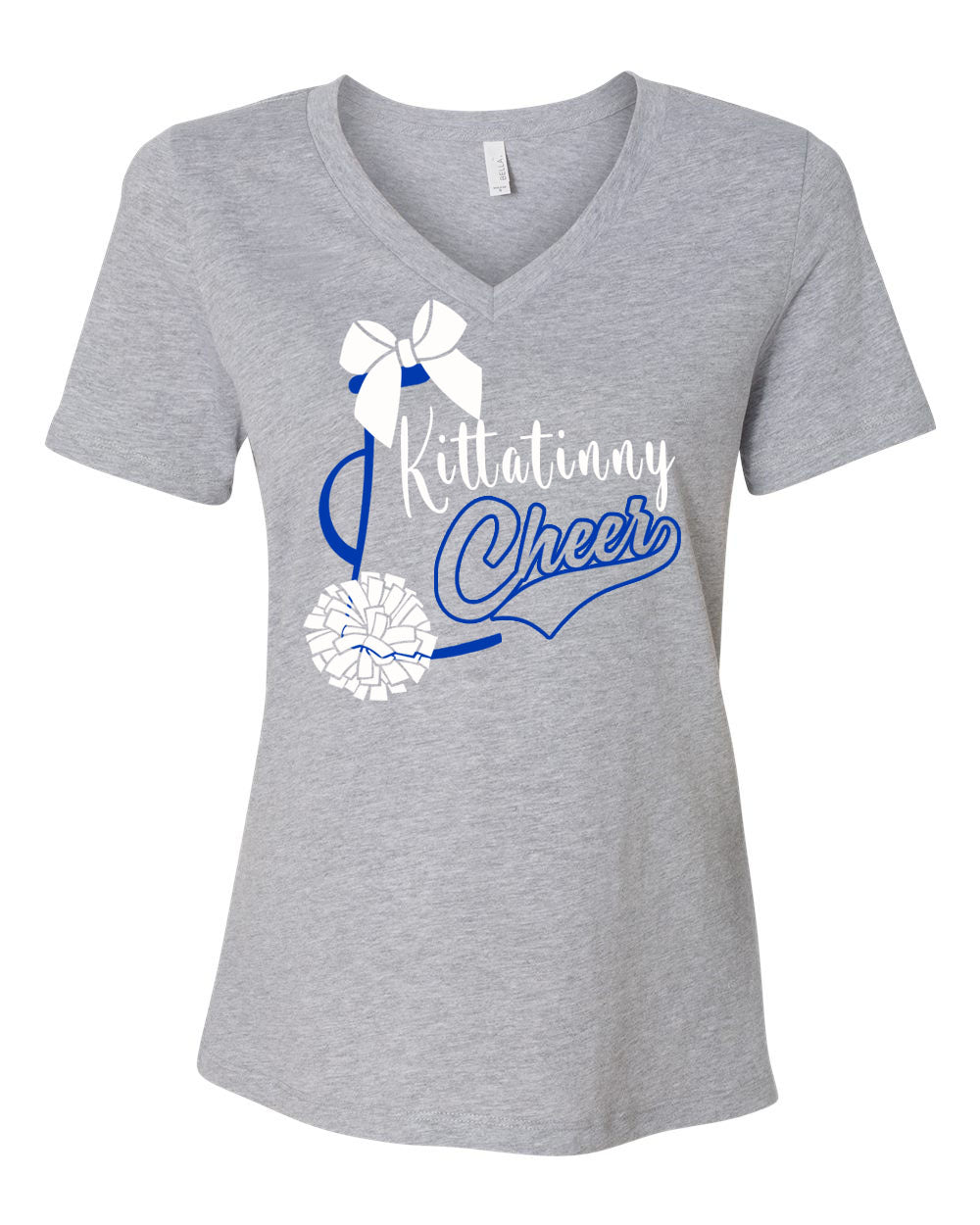 Kittatinny Cheer Design 2 V-neck T-Shirt