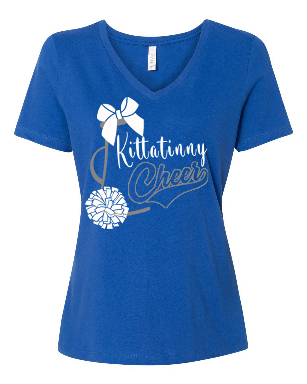 Kittatinny Cheer Design 2 V-neck T-Shirt