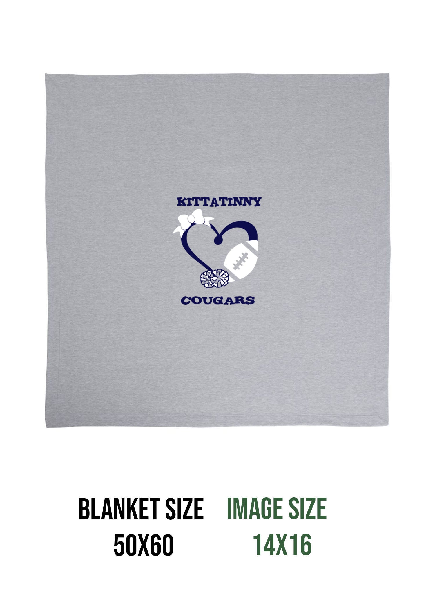 Kittatinny Cheer Design 3 Blanket