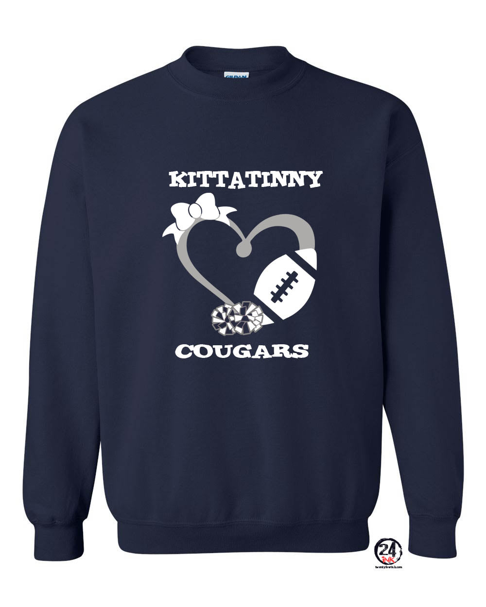 Kittatinny Cheer Design 3 non hooded sweatshirt