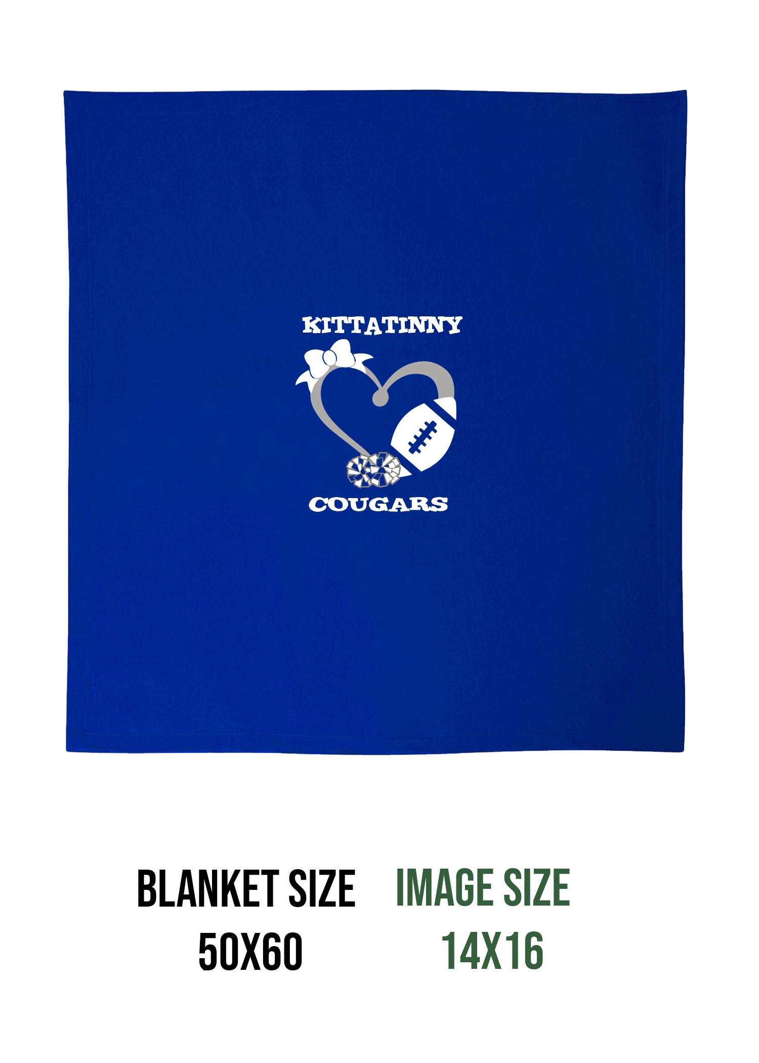 Kittatinny Cheer Design 3 Blanket