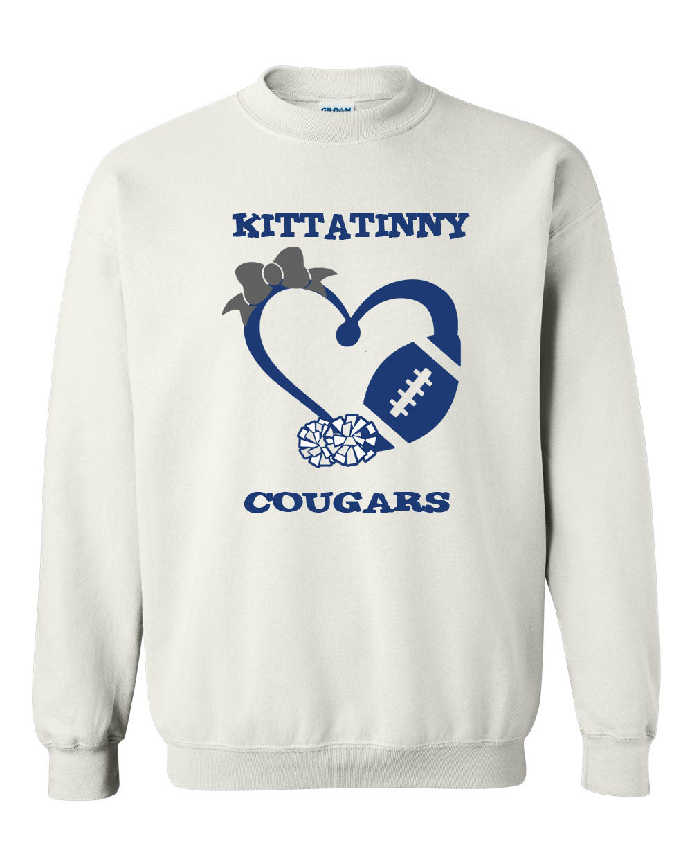 Kittatinny Cheer Design 3 non hooded sweatshirt
