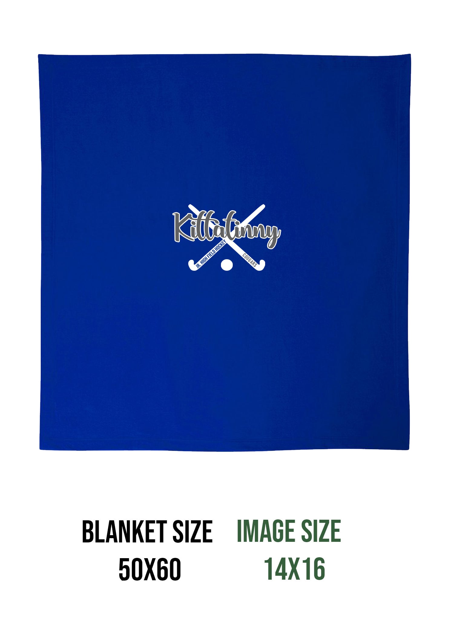 Kittatinny Jr High Field Hockey Design 2 Blanket