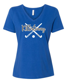 Kittatinny Jr High Field Hockey design 2 V-neck T-Shirt