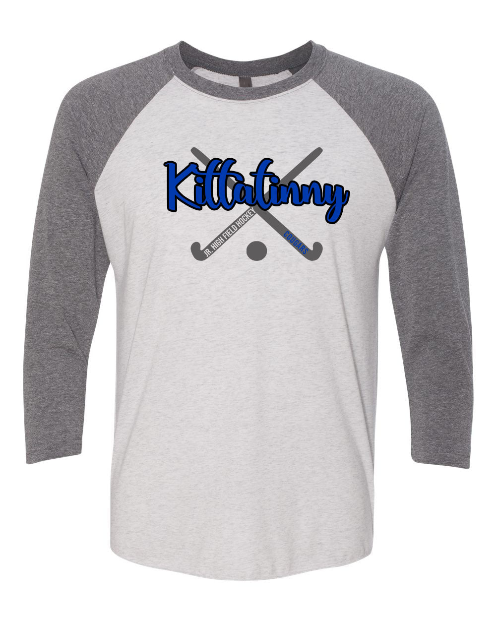 Kittatinny Jr Field Hockey Design 2 raglan shirt
