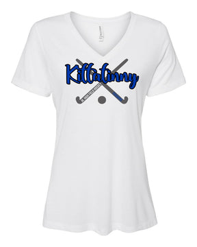 Kittatinny Jr High Field Hockey design 2 V-neck T-Shirt