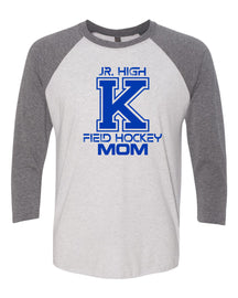 Kittatinny Jr Field Hockey Design 4 raglan shirt