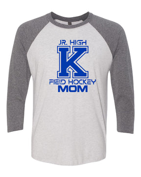 Kittatinny Jr Field Hockey Design 4 raglan shirt