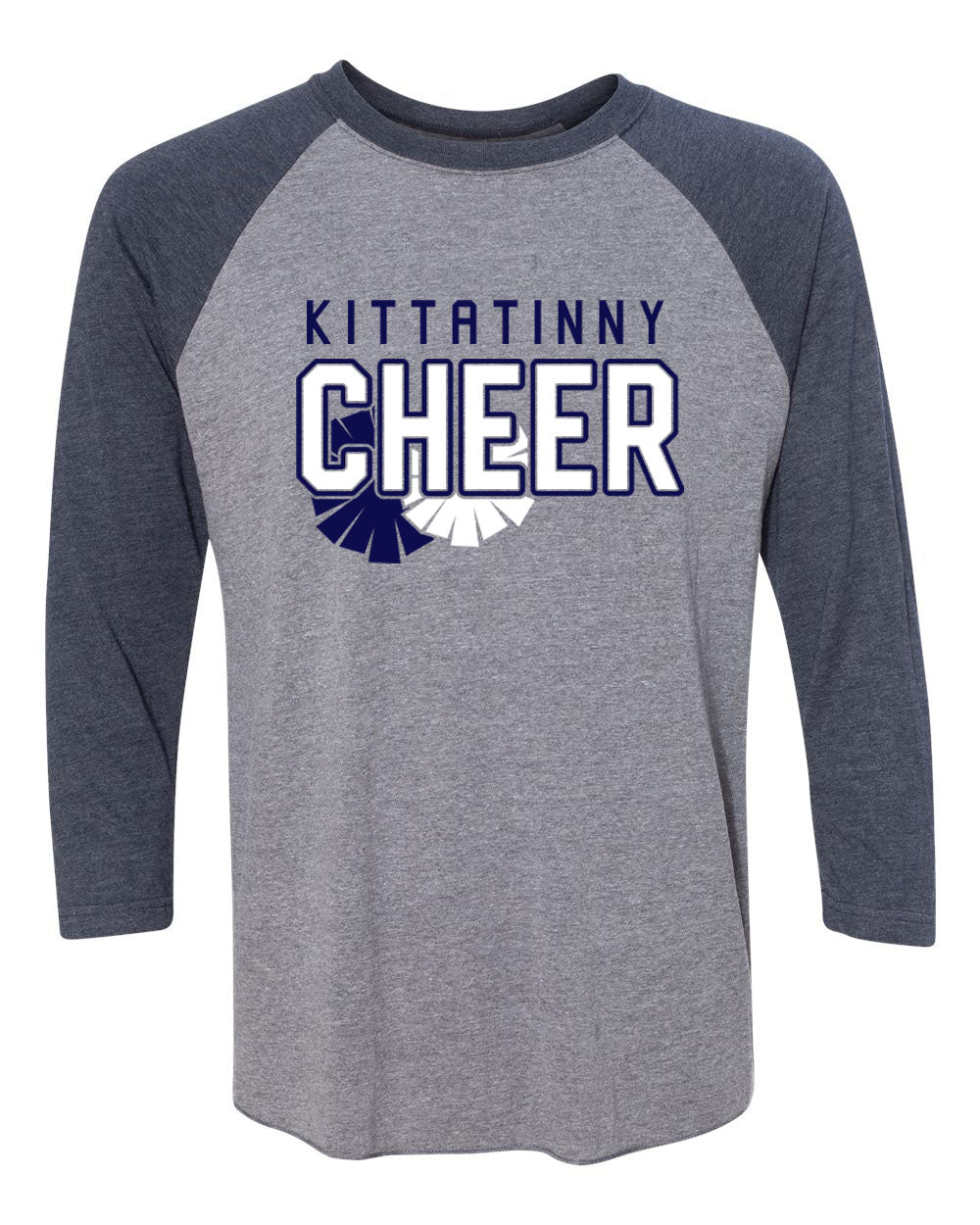 Kittatinny Cheer Design 4 raglan shirt