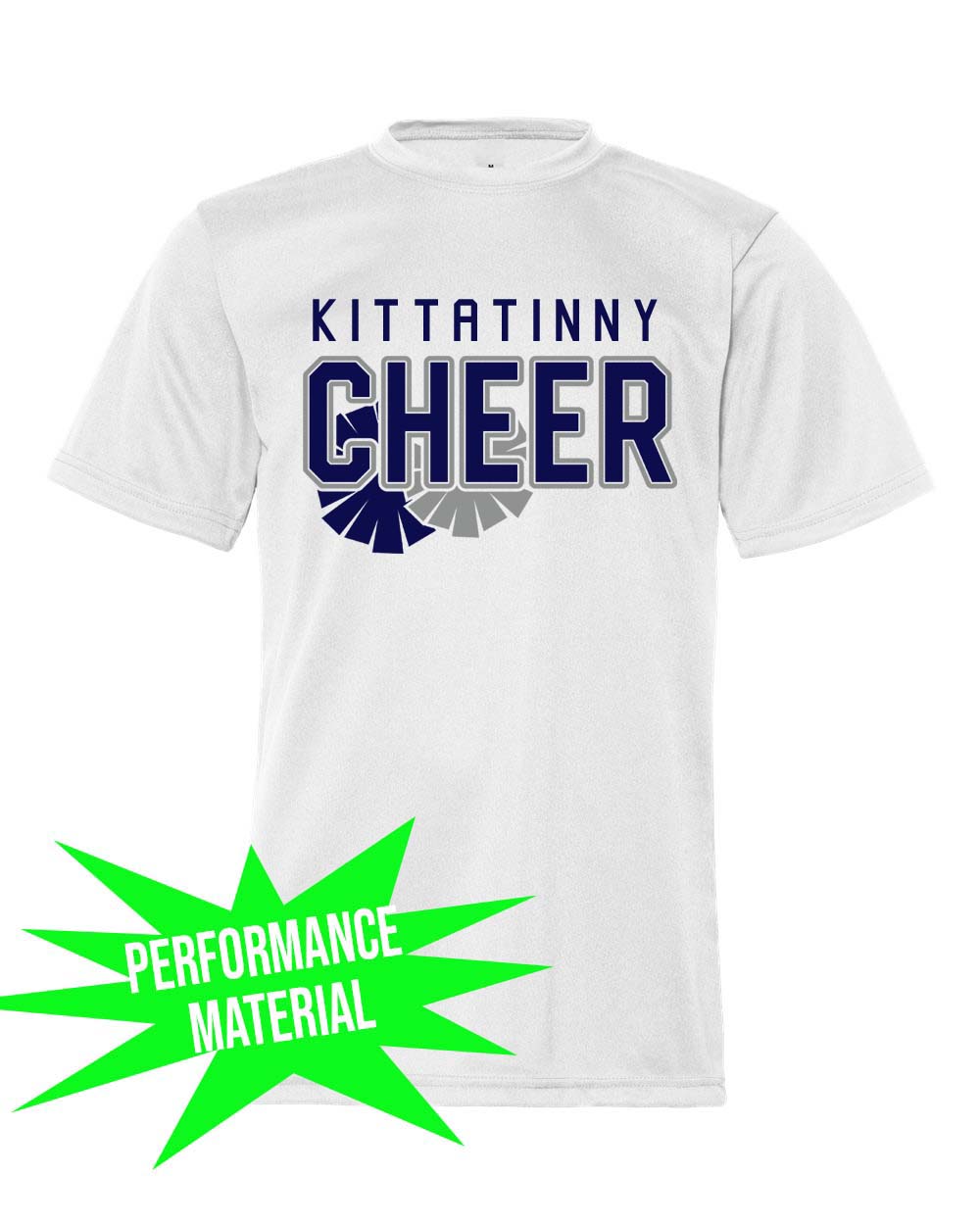 Kittatinny Cheer Performance Material design 4 T-Shirt