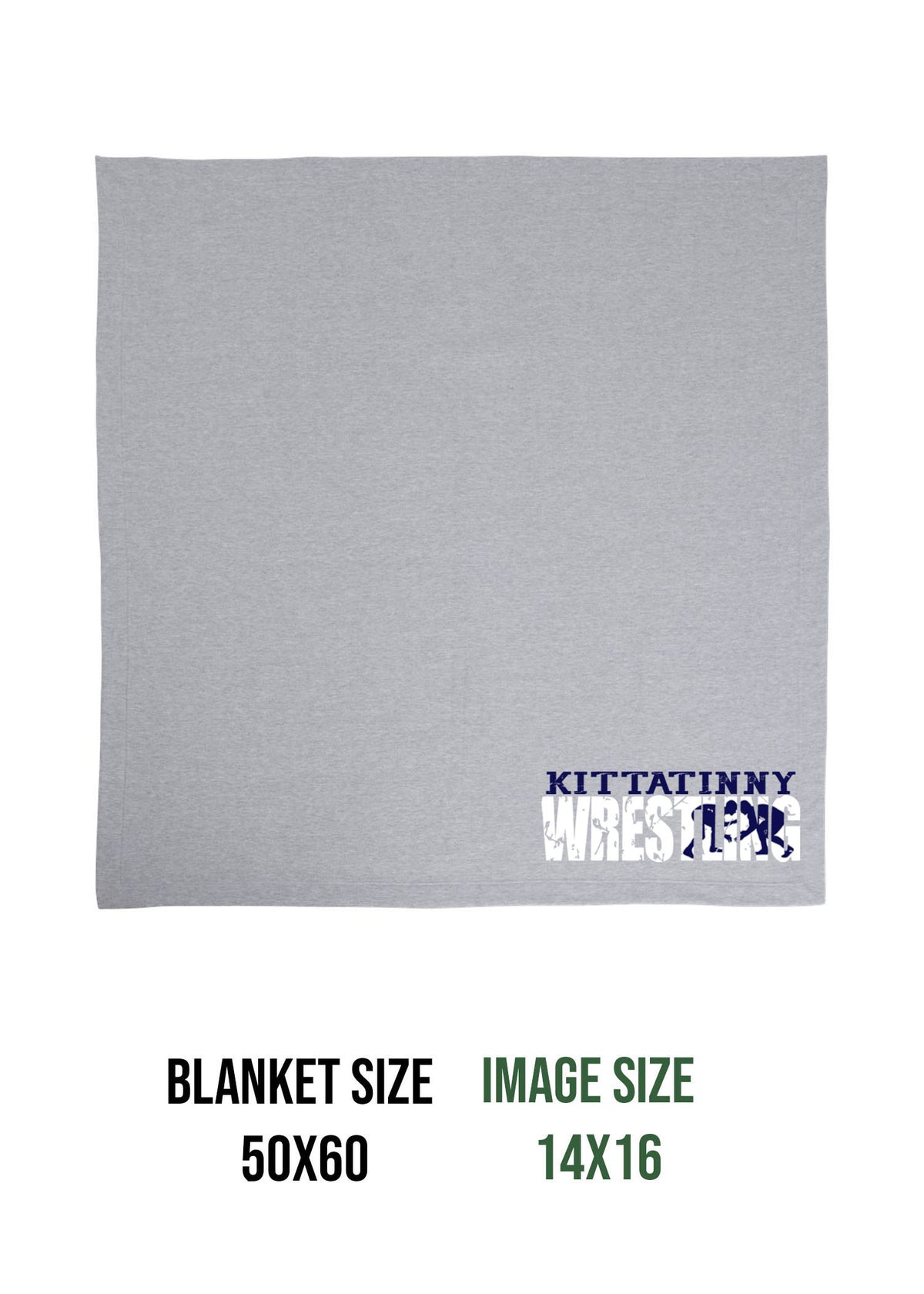 Kitattinny Wrestling Design 2 Blanket