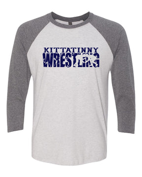 Kittatinny Wrestling Design 2 raglan shirt
