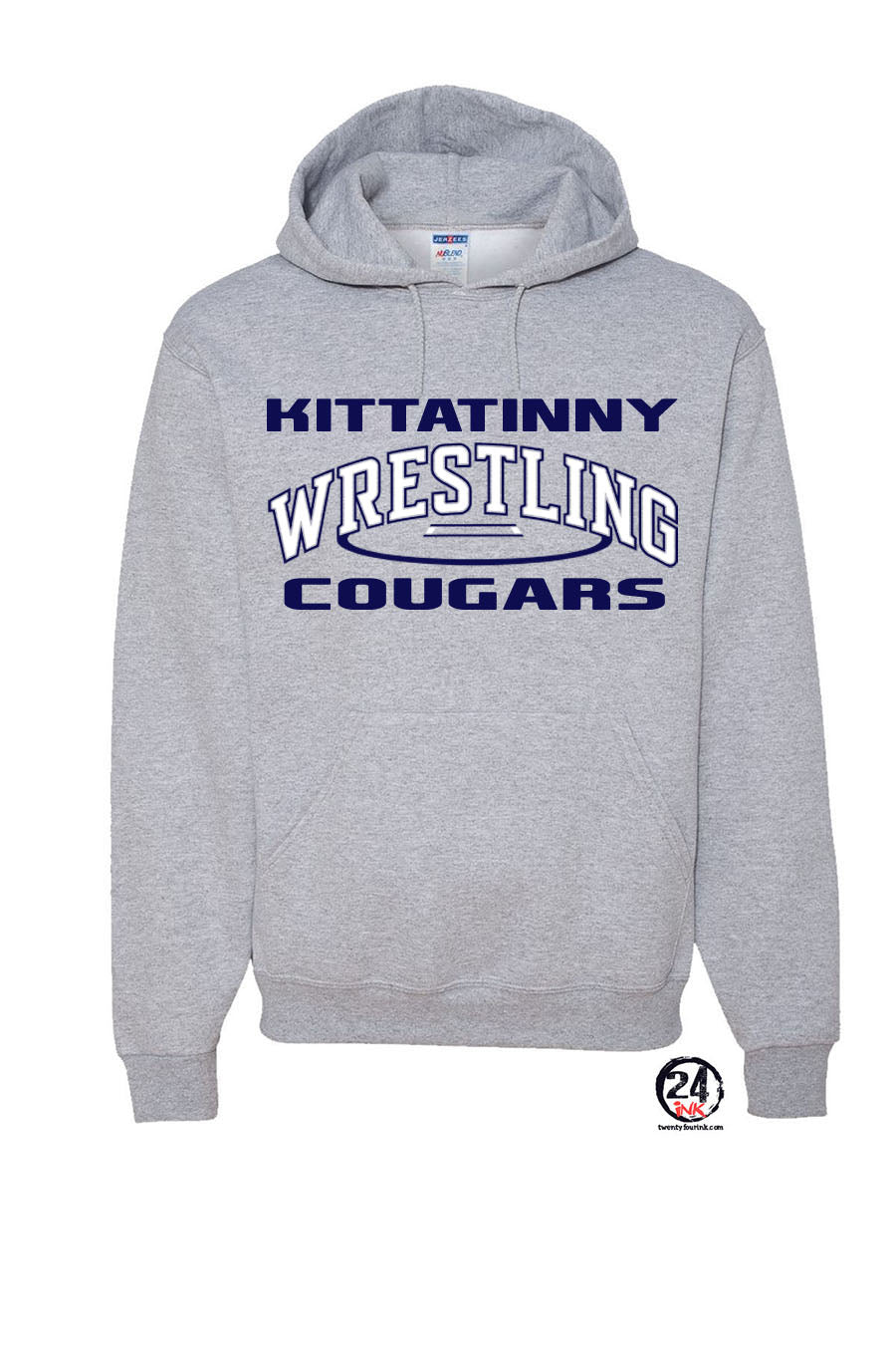 Kittatinny Wrestling Design 3 Hooded Sweatshirt