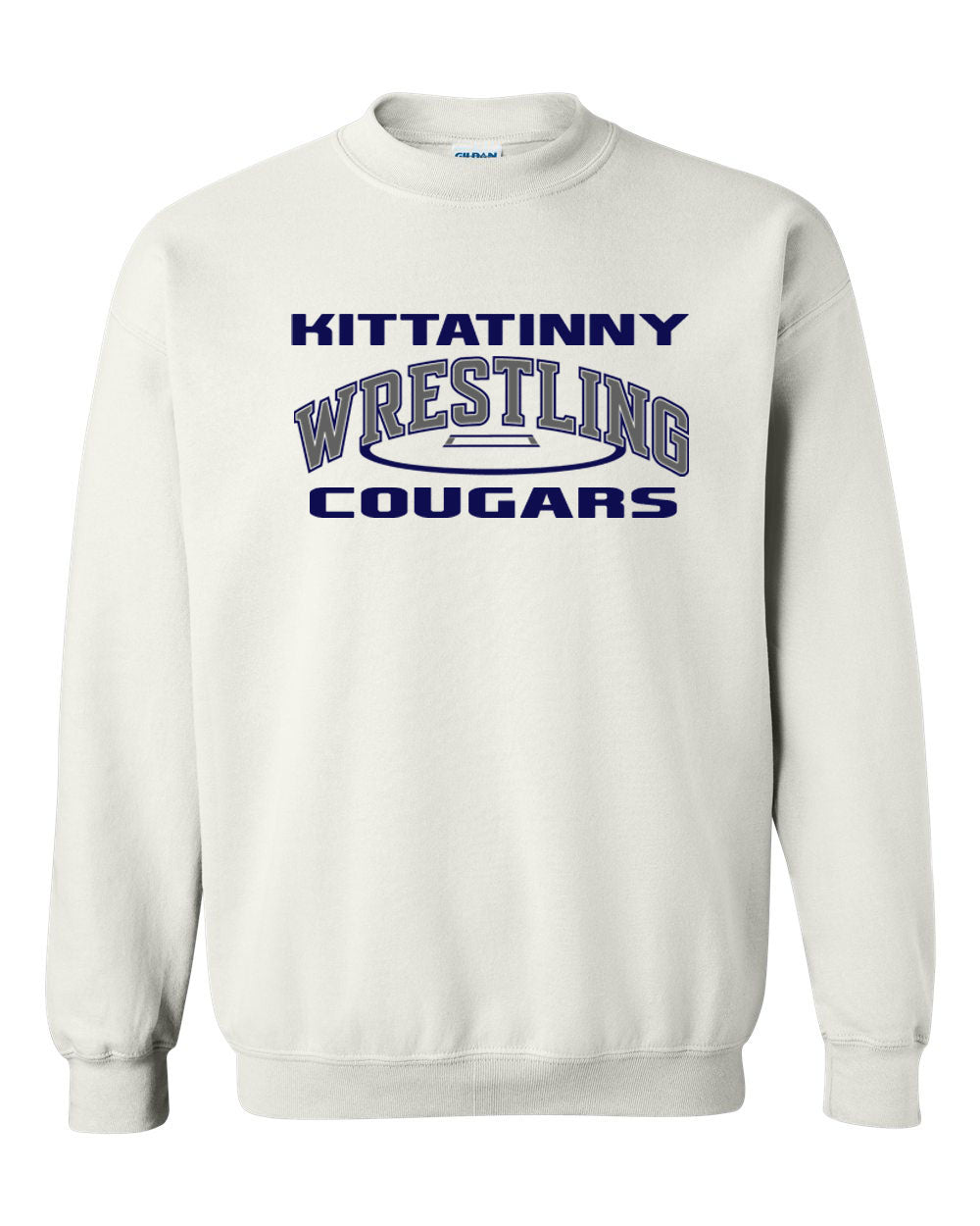 Kittatinny Wrestling Design 3 non hooded sweatshirt